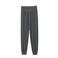 thumbnail image 1 of Olyvenn Fashion Modal Athletic Harem Pants for Womens Wide Leg Comfy Dance Pant Workout Yoga Joggers Sweatpants Sweat Pant Loungewear Dark Gray M, 1 of 9