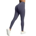 thumbnail image 1 of Olyvenn Fashion Yoga High Waisted Lounge Legging, Buttery Soft Workout Yoga Pants for Women Workout Athletic Legging Purple XL, 1 of 7