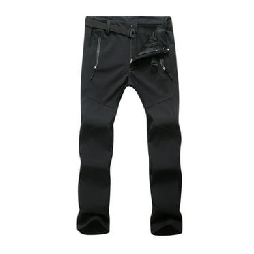 Olyvenn Spring Winter Woman Men Camping Hiking Soft Trendy Waterproof Warm Windproof Walk The Outdoor Skiing Trousers Black 8