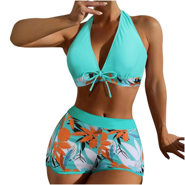 plus Swim Suit Swimsuit Tops Bra Size Big Boys Bathing Suits Size 14-16  Women Vintage Swimsuit Two Juniors Swimsuits with Padding Swimsuit Tops for  Women Halter Teal Swimwear Shorts for Women And