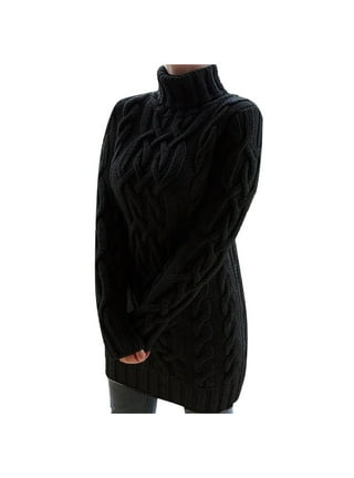 Oversized turtleneck top sweater plus size