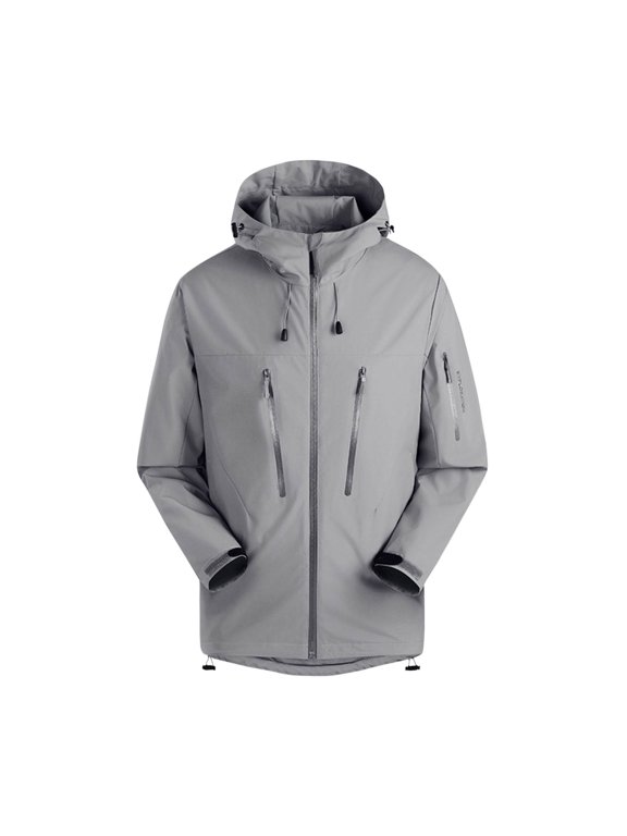Waterproof Women's Ski Jacket, Designed in USA, Women's Insulated Mountain Snow Jacket & Snowboard Jacket Gray 8