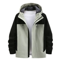 Olyvenn Women's Lightweight Jackets Casual Windbreaker Color Block Stylish Light Golf Full Zip Up Work Dress Business Coat Cycling Walk Pocket Army Green XL