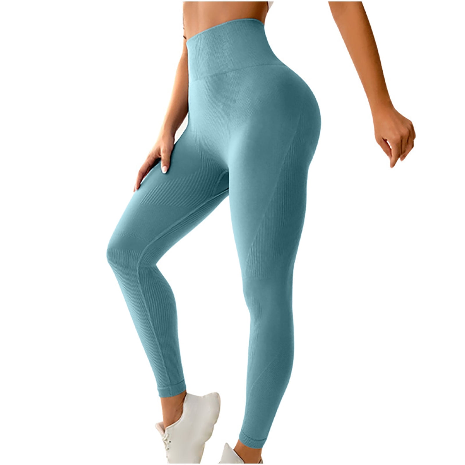 Olyvenn Women's New Thread Seamless Tight High Waist Sports Yoga Pants  Workout Athletic Sports Loose Yoga Full Length Pants for Women Trendy 2023  Green 4 - Walmart.com