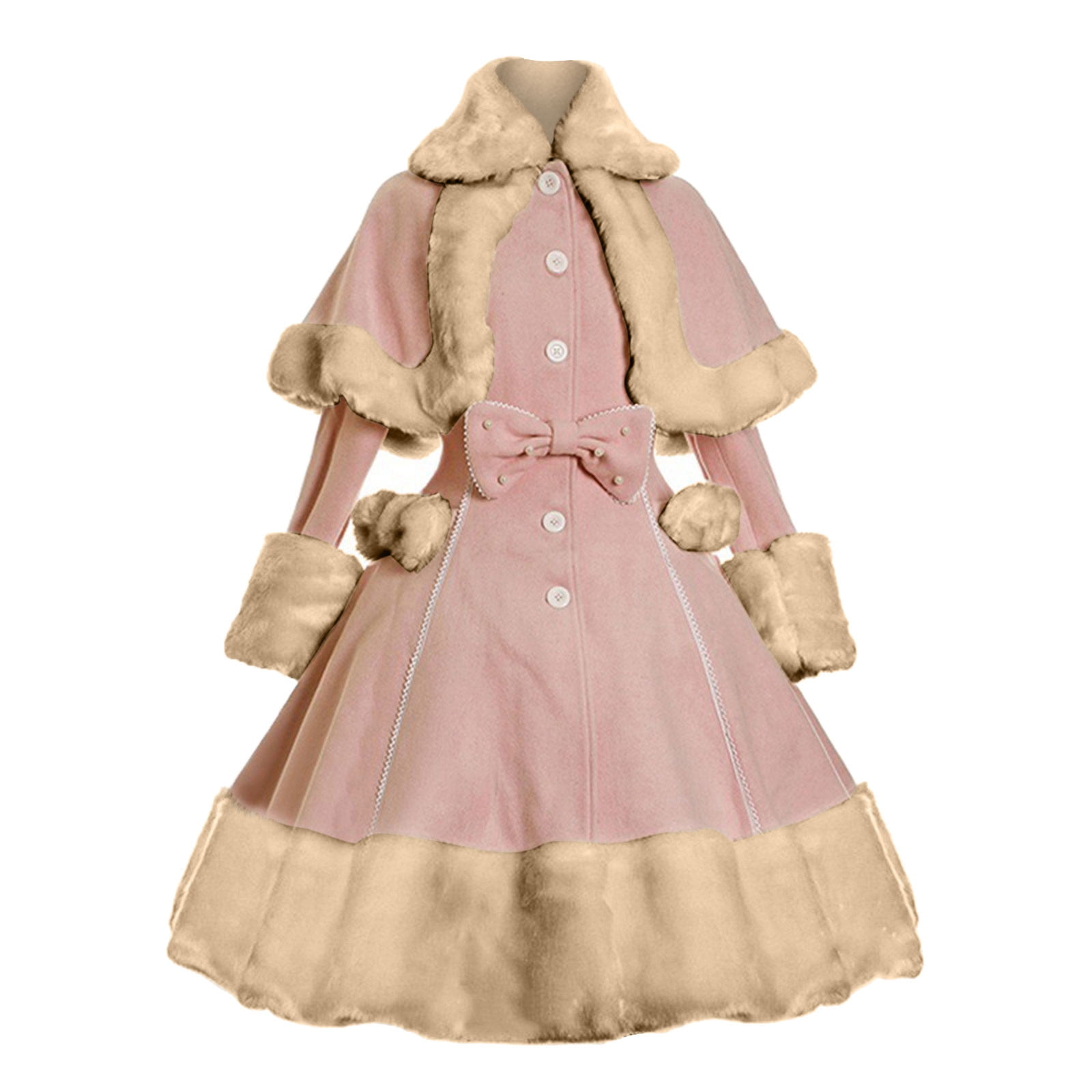 Olyvenn Women's Plus Size Long Sleeve Hooded Casual Woolen Tweed