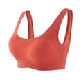 thumbnail image 1 of Olyvenn Women's Sports Bra High Impact Support Wirefree Padded Crisscross Back Workout Yoga Brassiere Fitness Running Underwear Plus Size Watermelon Red M, 1 of 2
