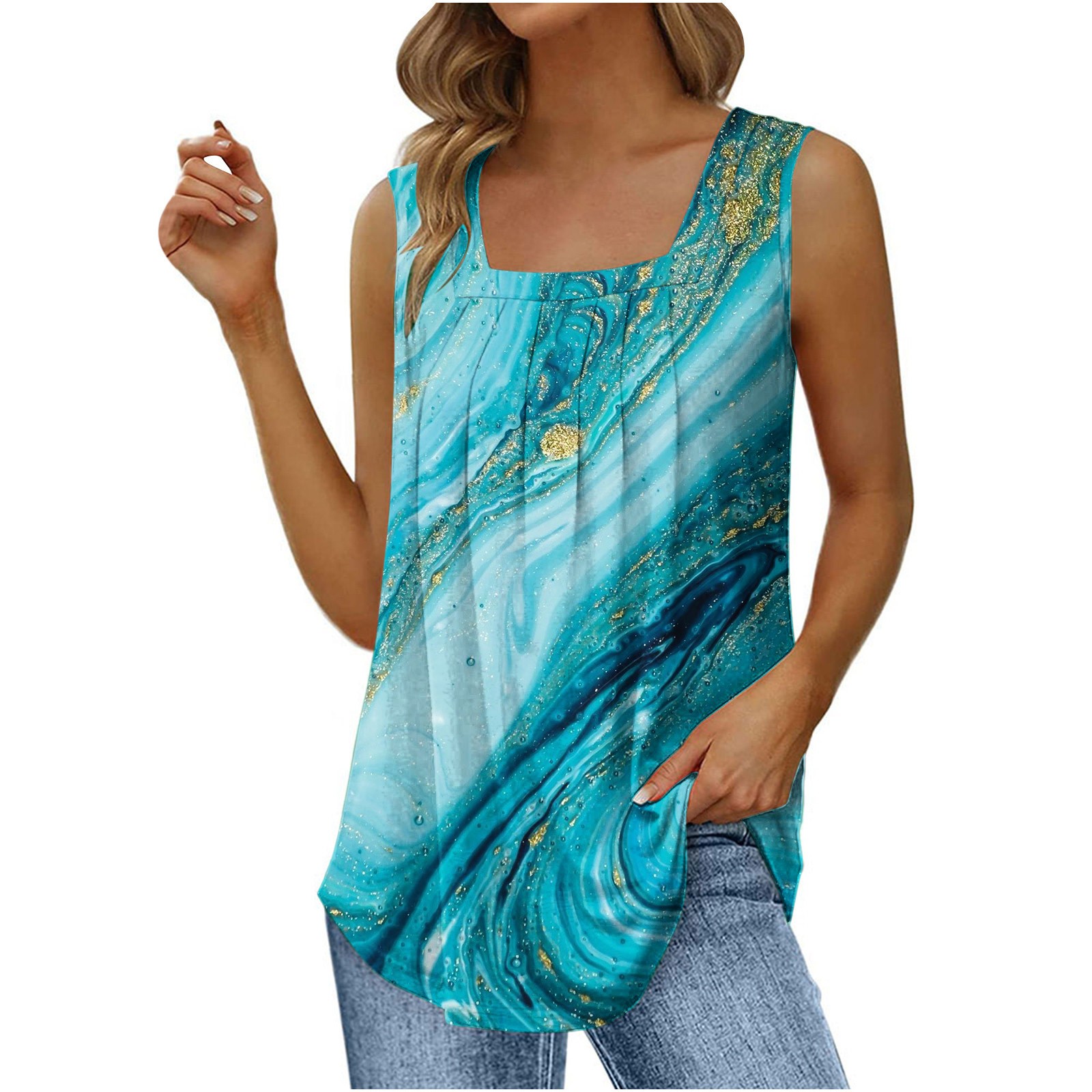 SOLY HUX Women's Halter Top - Textured Sleeveless Blouse For Summer, Casual & Vacation