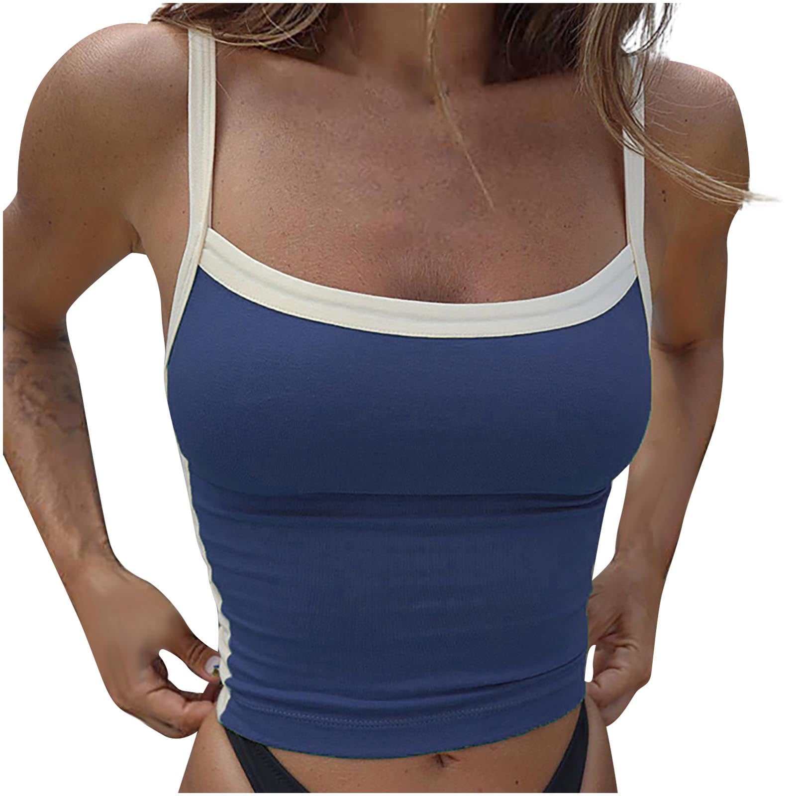 Workout Tank Tops for Women Women Sexy Sleeveless Tight Round Neck