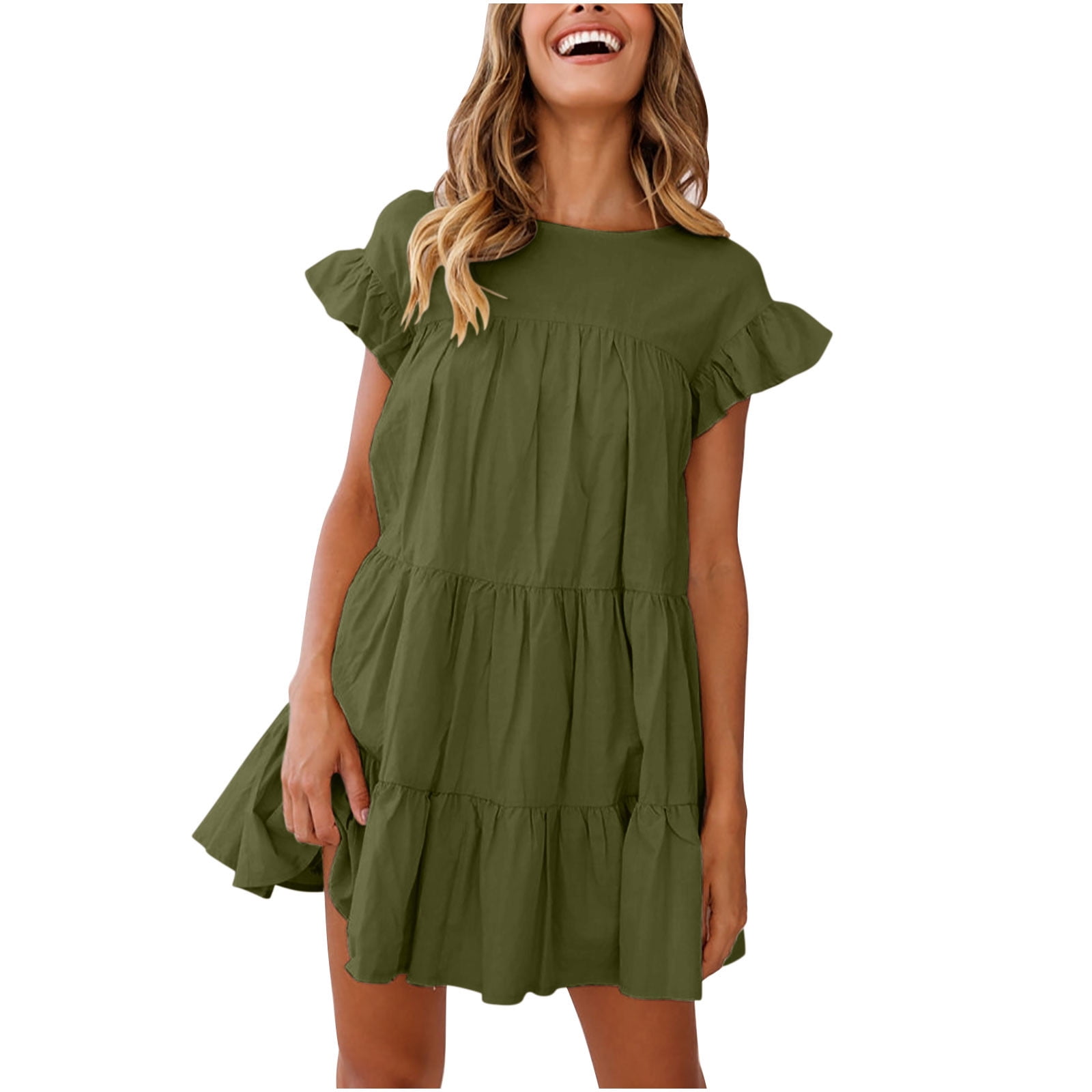 Cute Neutral Shift Dress Under $50 - The Fancy Things