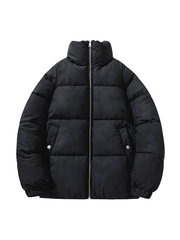 Womens Crew Neck Side Heart Print Thick Lined Hooded Zip Sweat Jacket, Mid Length Raglan Sleeve Dual Pockets Loose Fit for Holiday Outings Grocery Runs Black XXL