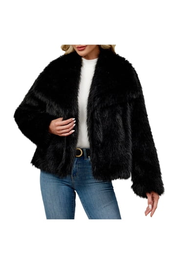 Shaggy Jacket Black