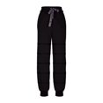 thumbnail image 1 of Olyvenn Womens High Waisted Elastic Drawstring Pants Striped Bundle Foot Trousers Spring and Fall Joggy Athletic Sweatpants Black M, 1 of 3