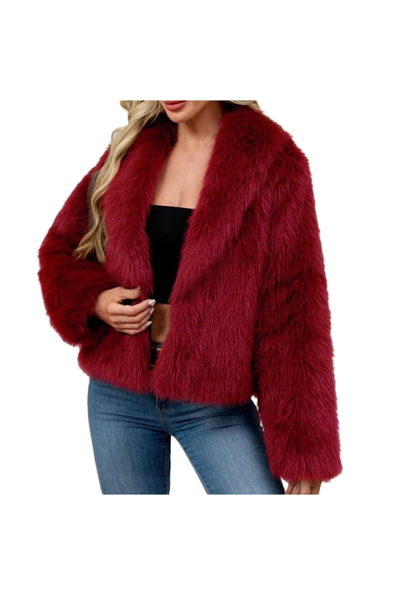 Womens Hooded Large Fluff Collar Wave Quilt Waist Cinch Mid Length Outer Puffer Coat, Full Zip Long Sleeve Tailored Fit for Winter Commute Ski Errands Red XXL