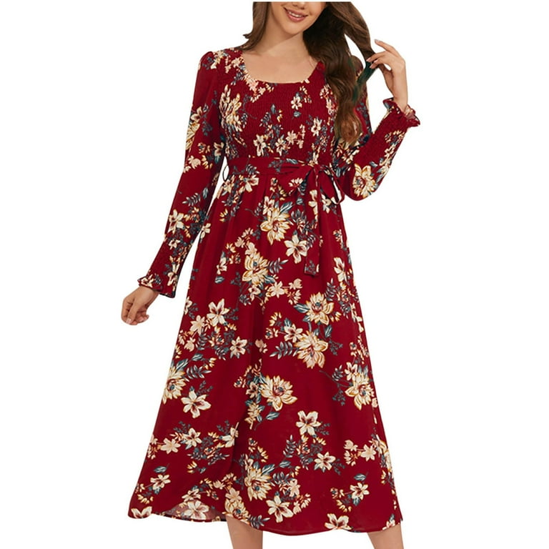 Check V Neck Bandage High Waist Skater Dresses Check V Neck Bandage High Waist Skater Dresses
