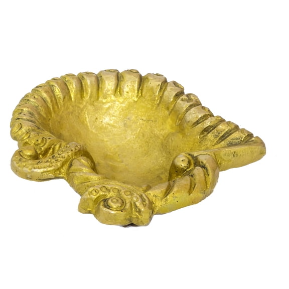 2" Om Diya in Brass | Handmade | Made in India