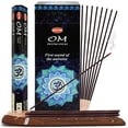 thumbnail image 1 of Om Incense Sticks And Incense Stick Holder Bundle Insence Insense Hem Incense Sticks, 1 of 1