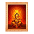 thumbnail image 1 of Om Jai Ganesh Alluring Art Digital Print Photo In Wallhanging Artwork Frame {11 x 14 Inches} OR {27.94 X 35.56 Cm's} Religious Gifting, 1 of 4