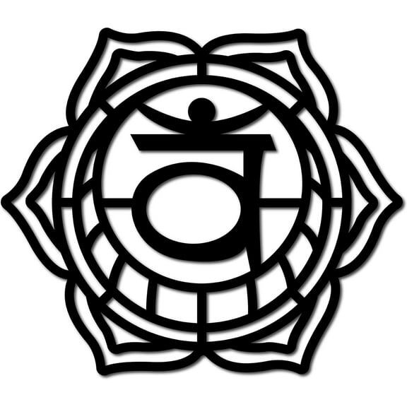 Om Lotus Flower Wooden Wall Art Decor Wood Sign Laser Cut Basswood Silhouette Decorative Hanging Sculpture for Studio Living Room Shop Coffee Home Wall Door Gift Black 11.81x10.24InchBlack