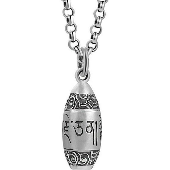 Om Mani Padme Hum Vintage Pendant Necklaces Shurangama Mantra Wishing Bottle
