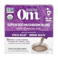 thumbnail image 1 of Om Mushrooms Superfood Mushroom Blend, Hot Chocolate , 10 Packets, 0.28 oz (8 g) Each, 1 of 10