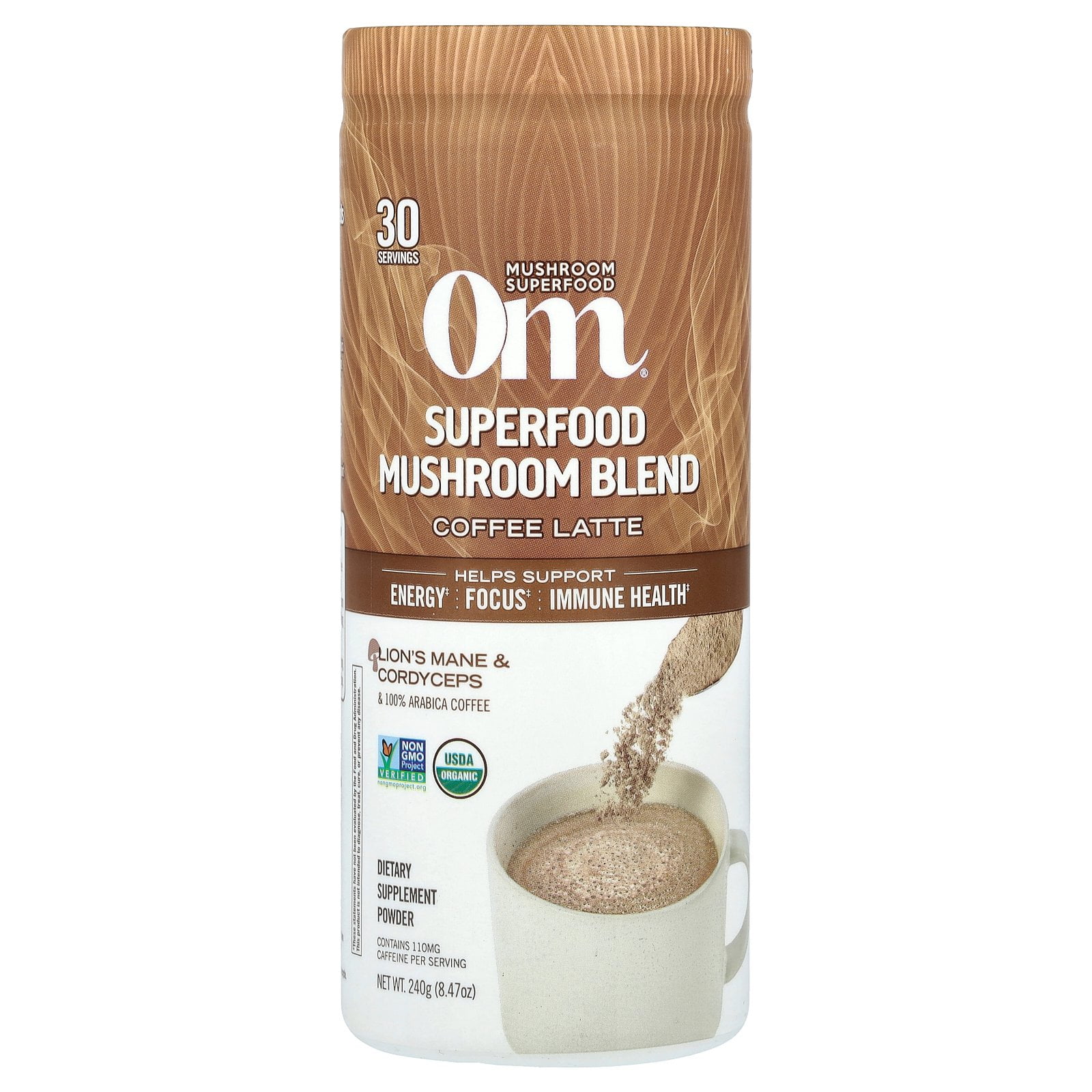 Om Mushrooms Superfood Blend, Immune Support Supplement