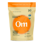 Om Mushroom Lion's Mane Mushroom Superfood Powder 60 Gm