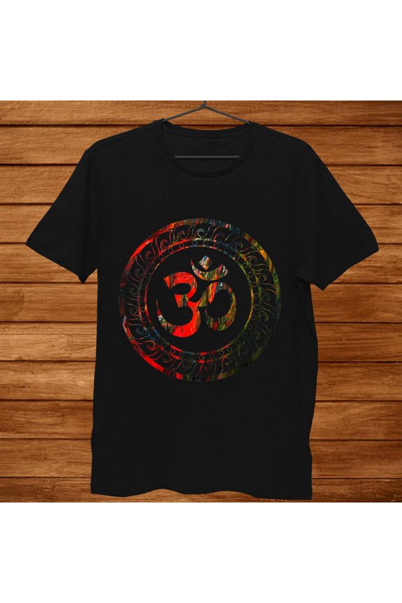 Om Ohm Aum Buddhism Yoga Graphic Design Everyday T-Shirt