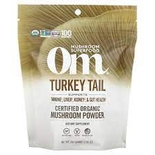 Om - Turkey Tail Organic Powder 200gr - 7.05 OZ - Pack of 3