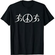 Om Shanti Om Symbols Aum Peace Meditate Mantra Chant Hindu T-Shirt