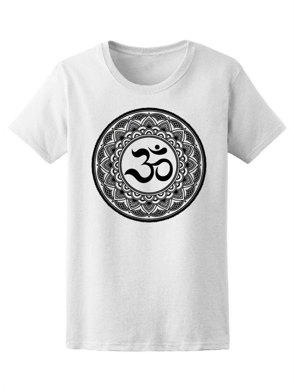 Om Symbol Ethnic Mandala Tee Women's -Image by Shutterstock