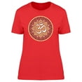 thumbnail image 1 of Om Symbol In Lotus Rosette T-Shirt Women -Image by Shutterstock, Female Small, 1 of 2