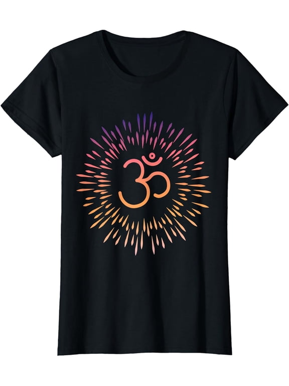 Om Symbol Meditation Chakra Mindfulness Namaste Goa Yoga T-Shirt