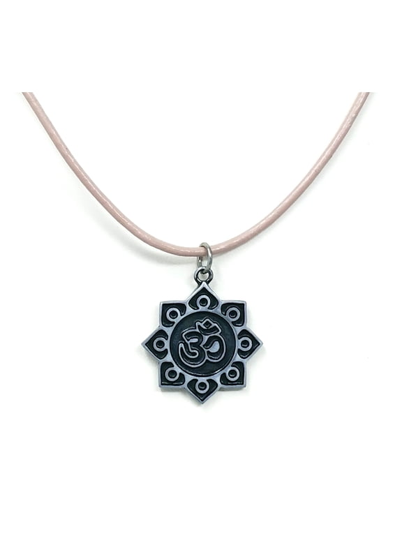 Om Symbol on Leather Necklace