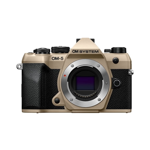 OM SYSTEM OM-5 Mark II High Autofocus and 4K Video Mirrorless Camera (Sand Beige)