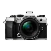 OM SYSTEM OM-5 Mark II 20.4MP 4K Video Mirrorless Camera with 12-45mm f/4 PRO Lens Silver