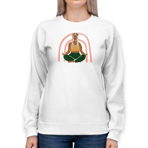 Om Together I Sweatshirt Women -June Erica Vess Designs, Female 4X-Large