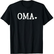 Oma Gifts for Women Design with Heart Love Oma T-Shirt