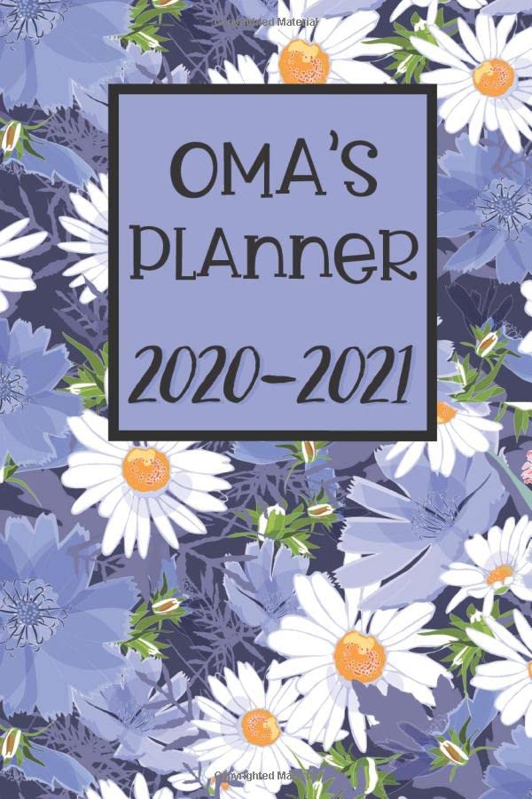 Oma's Planner 20202021 2 Year 24 Month Planner and Calendar for