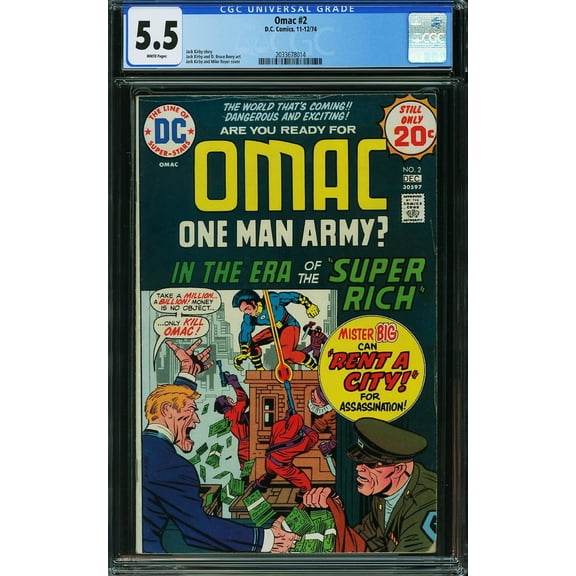 Omac #2 - CGC 5.5 Comic Book