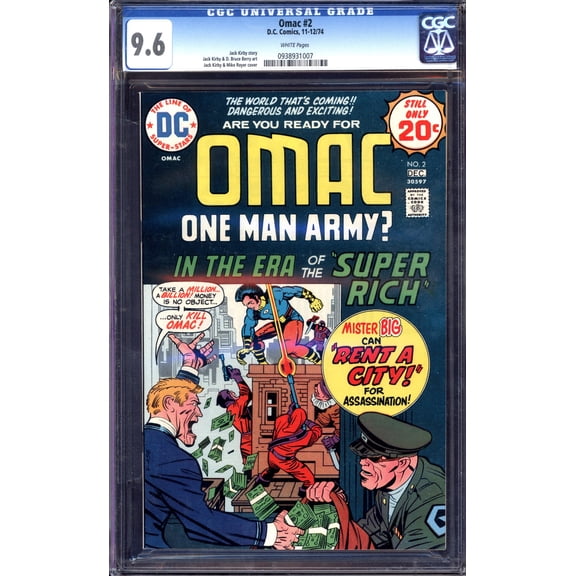Omac #2 - CGC 9.6 Comic Book