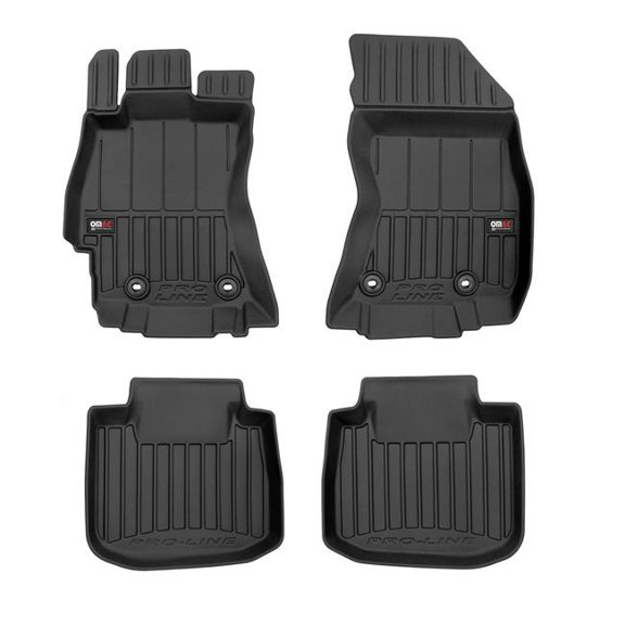 Omac USA 6815454 Proline Premium TPE Floor Mat for 2014-2019 Subaru Outback V BS, Black - 4 Piece