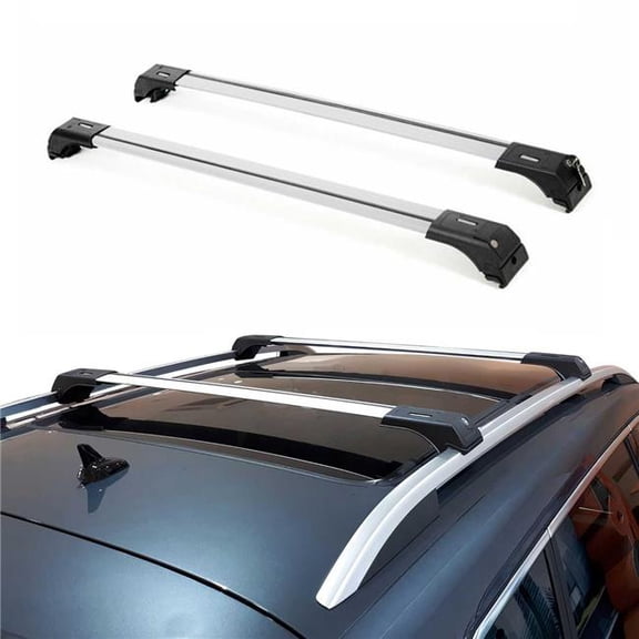 Omac USA 4021923 Wing Roof Rack Cross Bar for 2014-2020 Kia Sorento III, Gray - 2 Piece