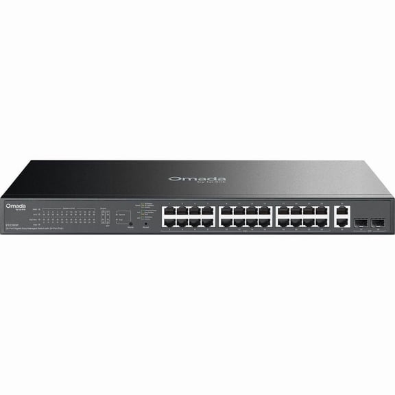 Omada 28-Port Gigabit Easy Managed Switch with 24-Port PoE+
