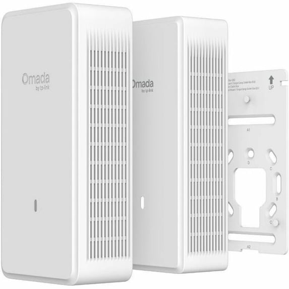 Omada EAP775-Wall Tri Band Wi-Fi 7 IEEE 802.11 a/b/g/n/ac/ax/be 5.63 Gbit/s Wireless Access Point, Indoor