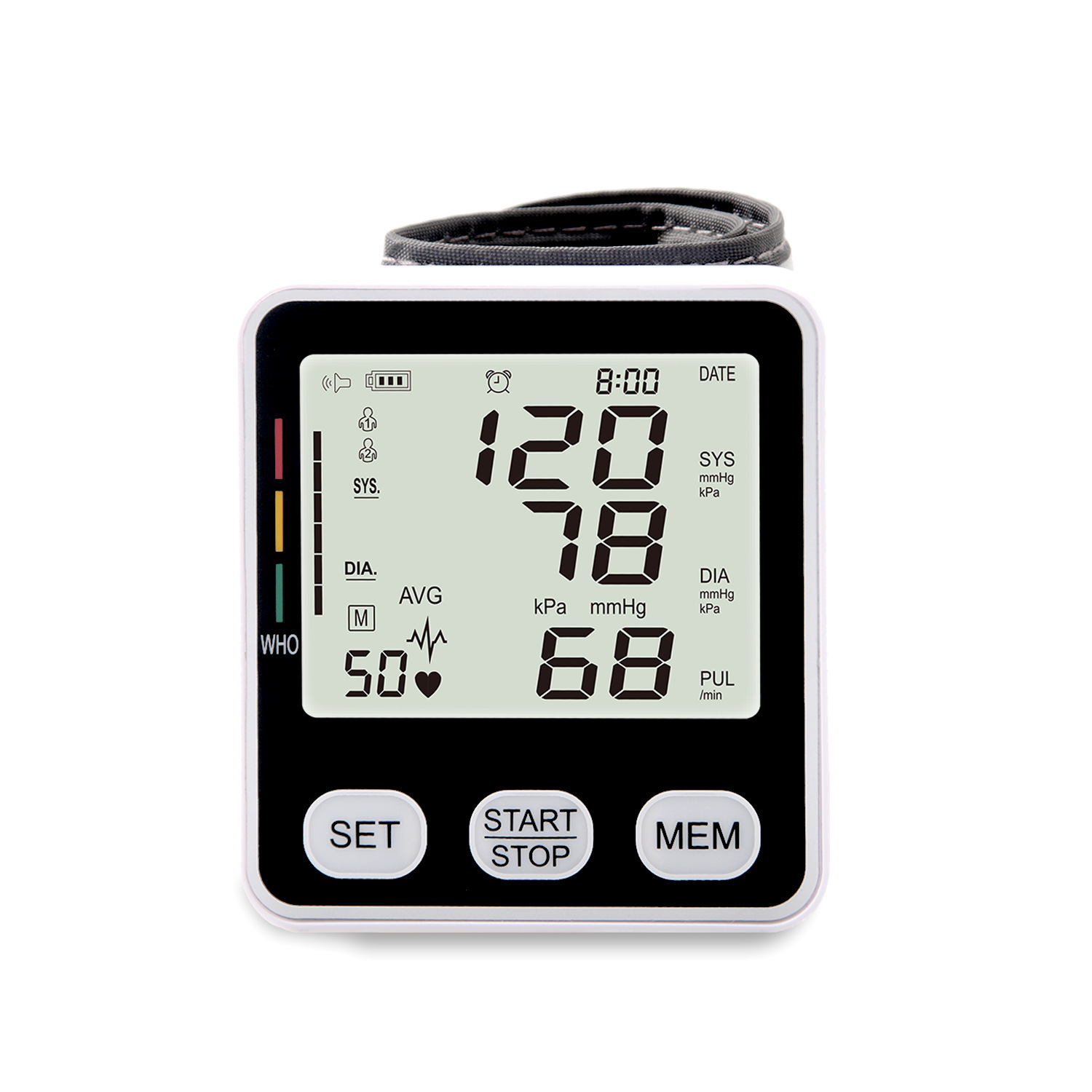 Omagie Ready-made wrist blood pressure meter, digital high-definition ...