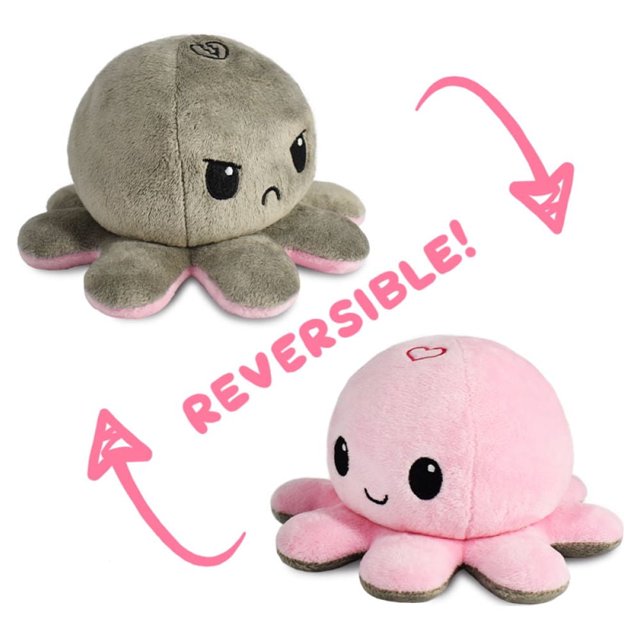 Omagie The Moody Reversible Octopus Plushie Patented Design