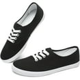 Omagie Women’s Canvas Sneakers Fashion Lace up Canvas Shoes,Low Top