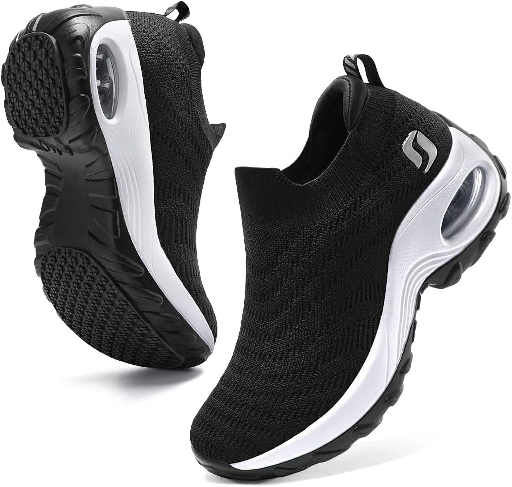 Omagie Women's Walking Shoes Arch Support Non Slip Work Shoes