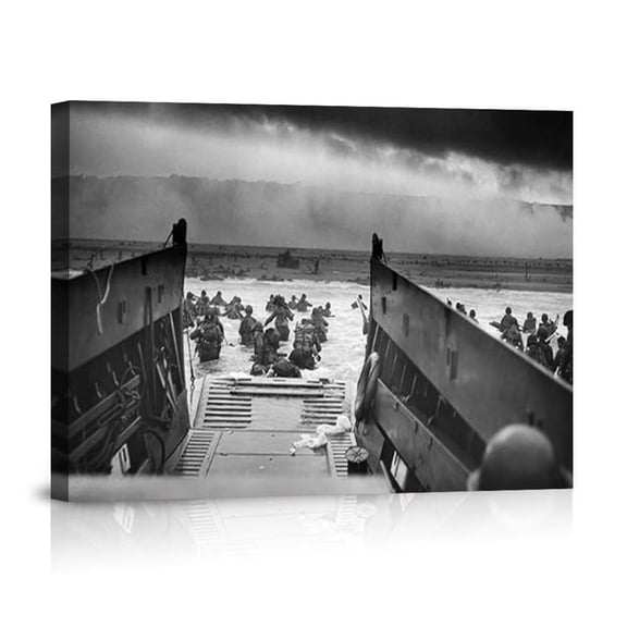 Omaha Beach D-Day World War II Canvas