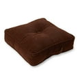 thumbnail image 1 of Omaha Bitter Microfiber 21 in. Square Floor Pillow, 1 of 6